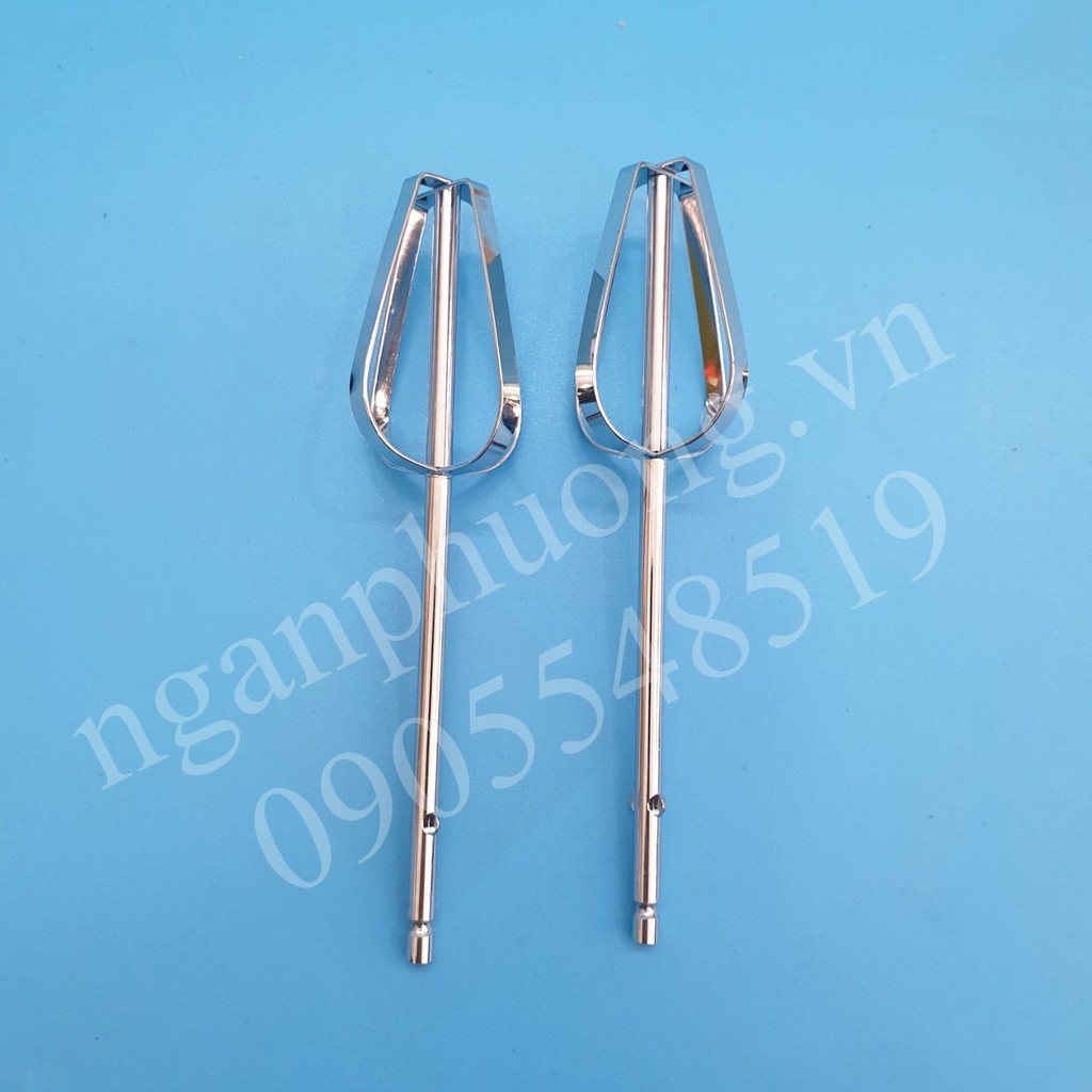 BỘ 2 QUE ĐÁNH TRỨNG / MÓC NHÀO BỘT INOX - PHỤ KIỆN MÁY ĐÁNH TRỨNG SCARLETT