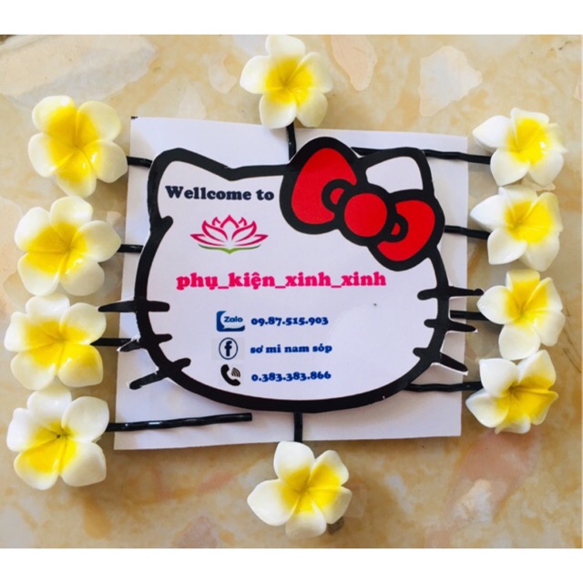Kẹp tóc hoa sứ siêu hot