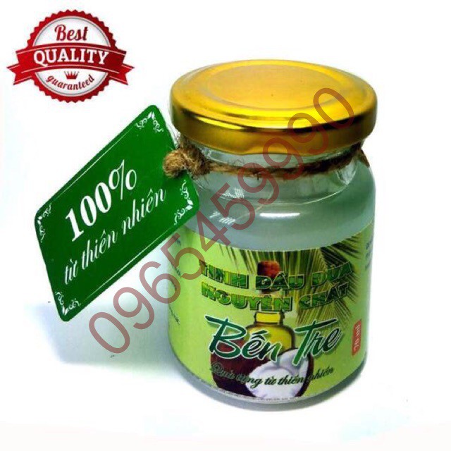 Giá buôn Dầu dừa Bến Tre ép lạnh nguyên chất 100%