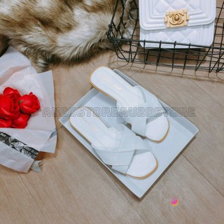 Dép Lê Quai Chéo Quắn Tiểu Thư  - E4