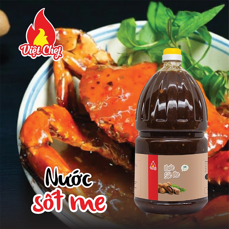 NƯỚC XỐT ME CAN 2L - Gia vị chua ngọt cho các món ăn | BigBuy360 - bigbuy360.vn