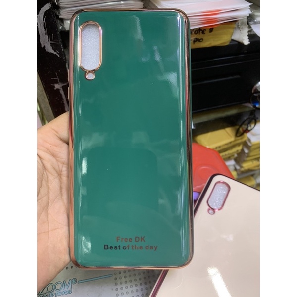Ốp lưng Samsung A90-5G dẻo viền xi lưng màu bóng