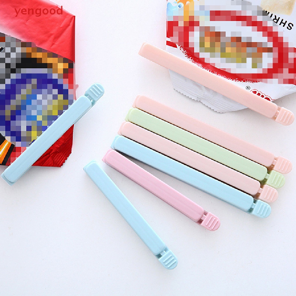 Set 5 Kẹp Miệng Túi Thực Phẩm Co Giãn Di Động Tiện Dụng Cho Nhà Bếp