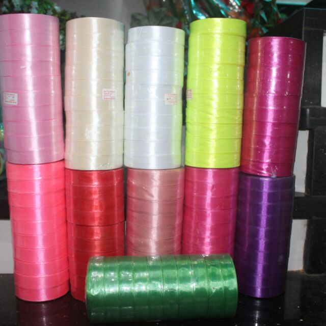 Ruy băng vải lụa 2phân (2cm)