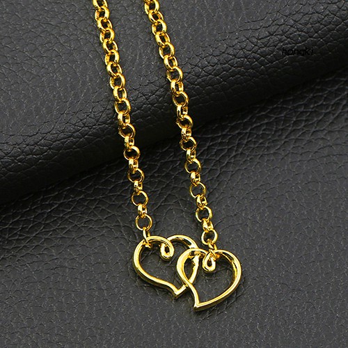 Lắc chân hợp kim mặt hình trái tim xinh xắn