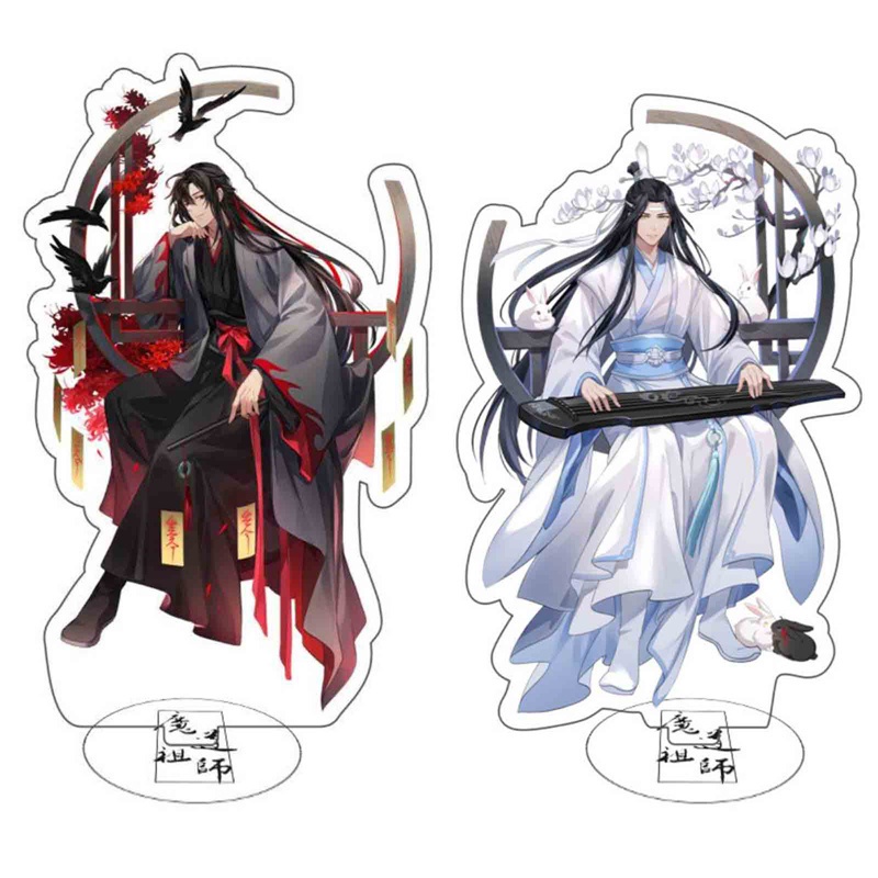 Mô hình đồ chơi nhân vật anime Mo Dao Zu Shi bằng acrylic hai mặt đứng