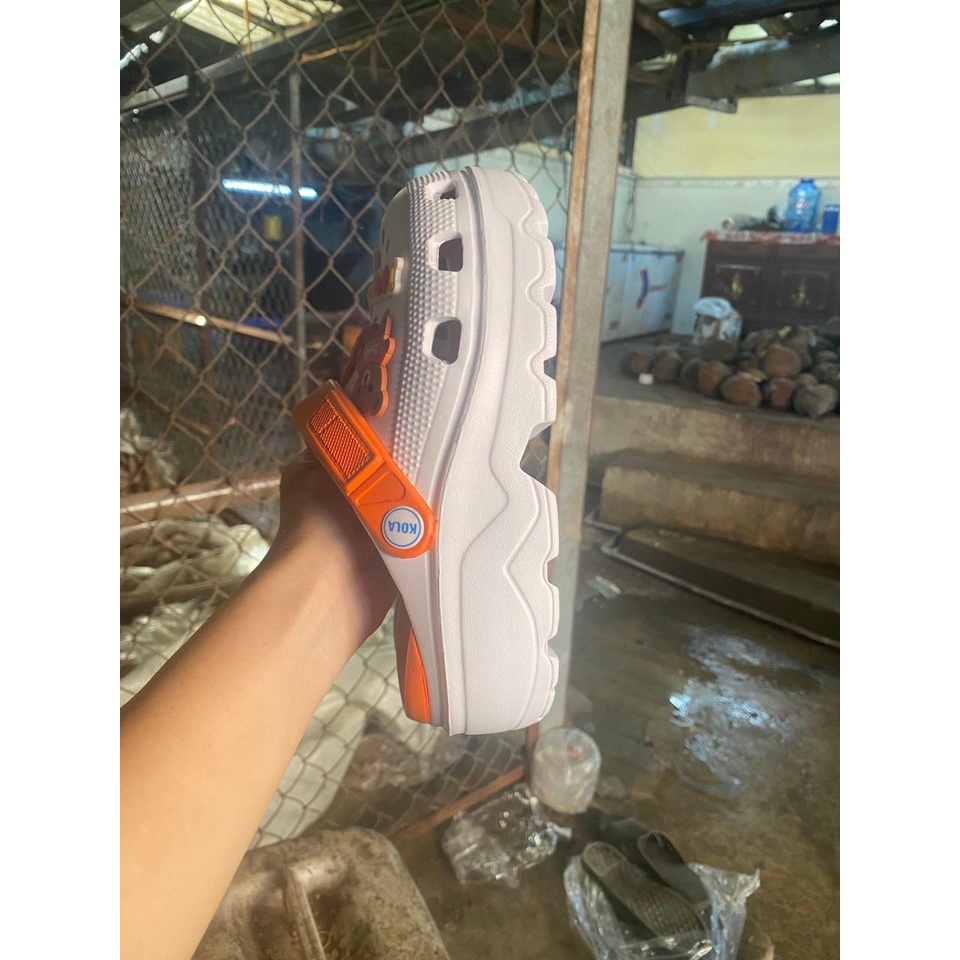 DÉP SỤC NHỰA ĐẾ CAO NỮ 6 MÀU ĐẸP KÈM 6 STICK SIZE 36-40