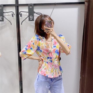 Áo hoa zara auth xinh