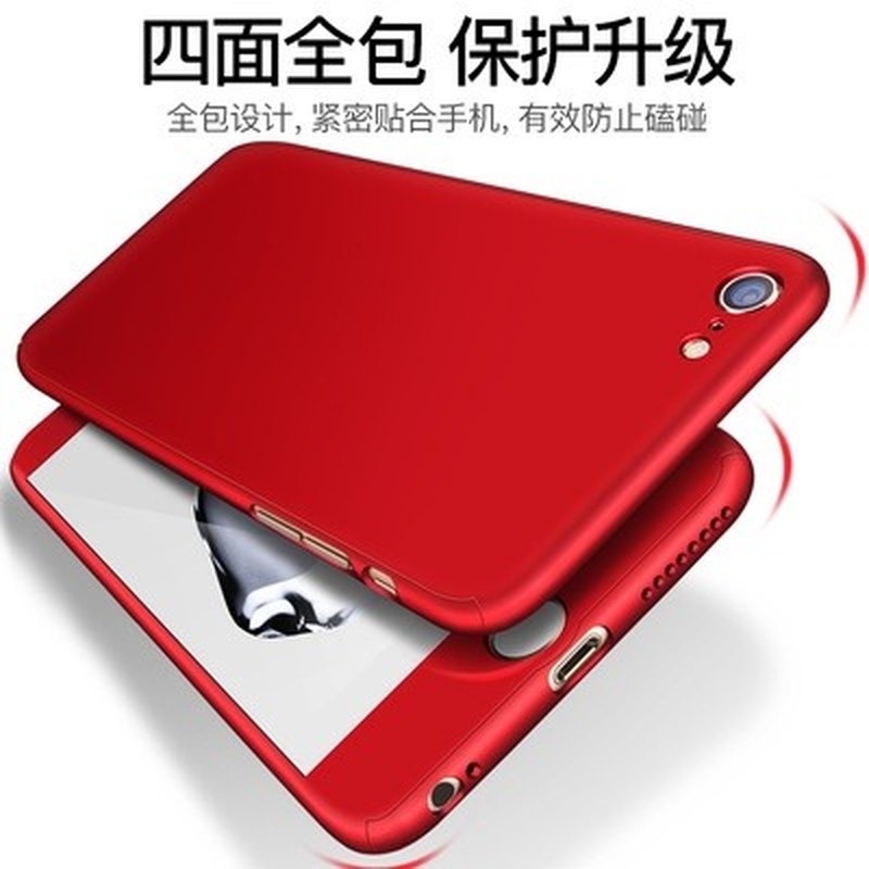 Ốp Điện Thoại Kính Cường Lực Hai Mặt Bảo Vệ 360 Độ Cho iPhone 5 5S 6 6S 7 8 Plus 6Plus 6sPlus 7Plus 8Plus X XS XR XSMAX
