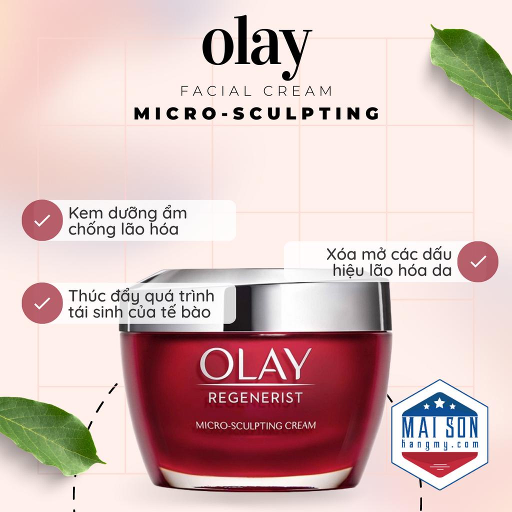 KEM DƯỠNG ẨM MẶT OLAY CHỐNG LÃO HÓA REGENERIST  - Hàng Nhập USA Chính Hãng