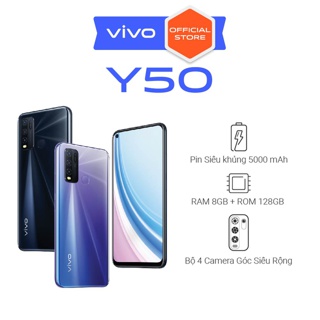 Điện thoại Vivo Y50 8GB + 128GB - Hàng chính hãng