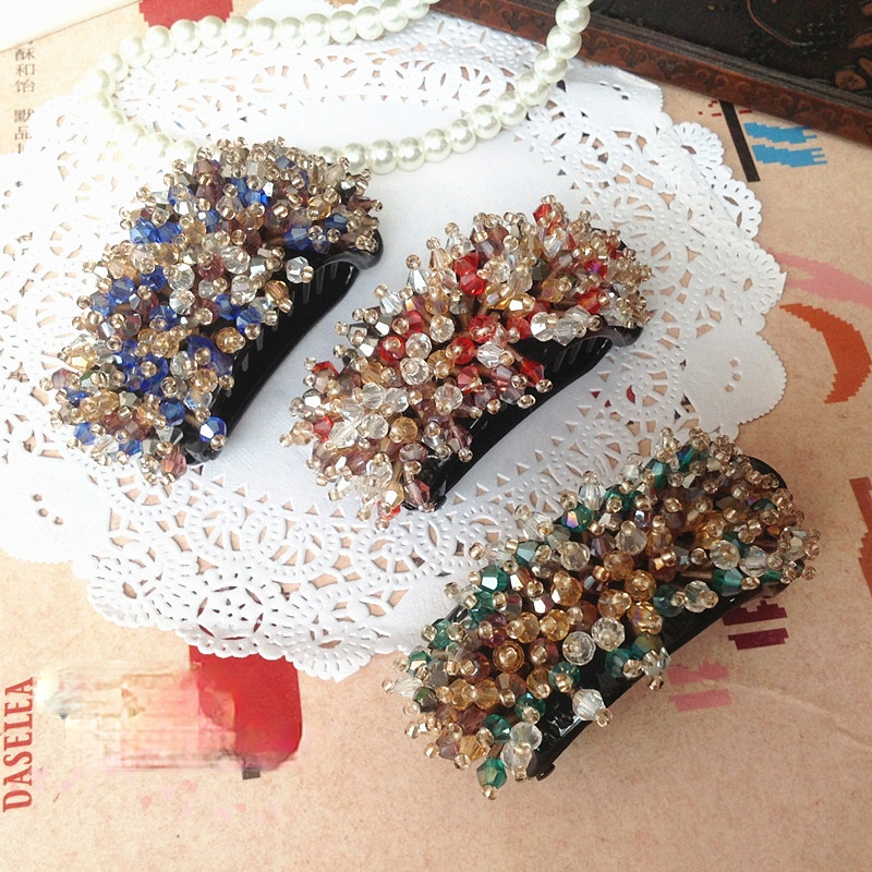 Kẹp Tóc Pha Lê Nhiều Màu Sắc Thời Trang Dành Cho Nữ