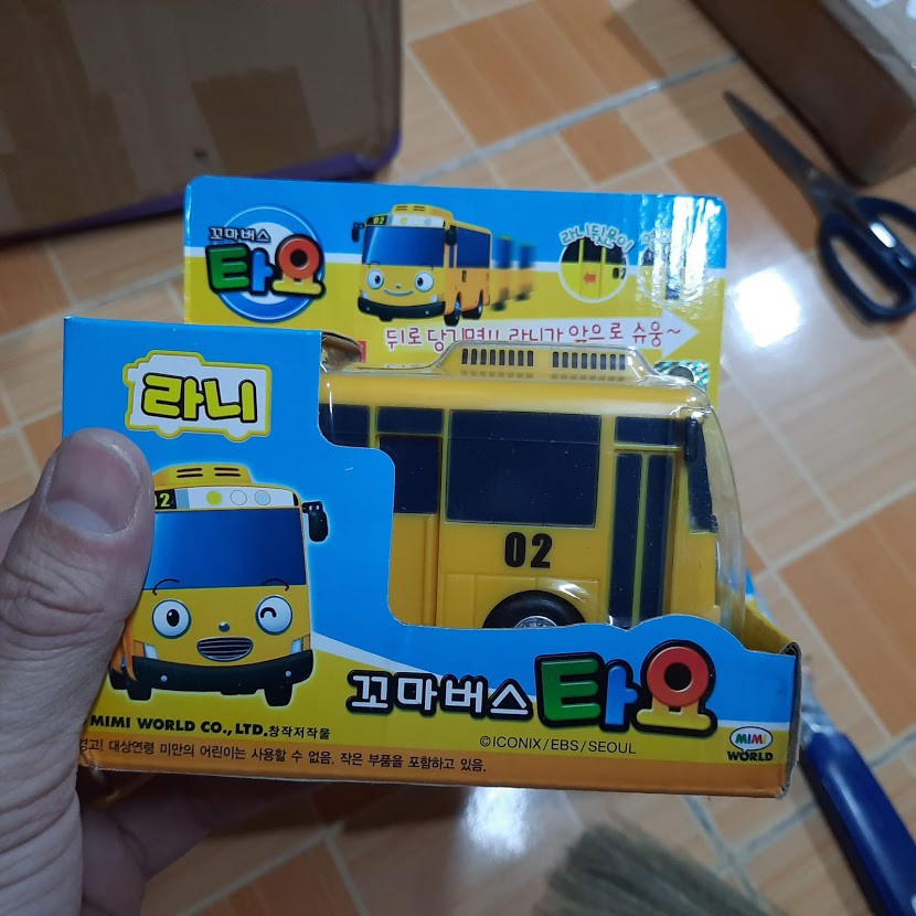 Xe buýt Tayo đồ chơi trẻ em xe chạy cót Tayo the little bus bằng nhựa cao cấp xe cỡ lớn (1 xe)