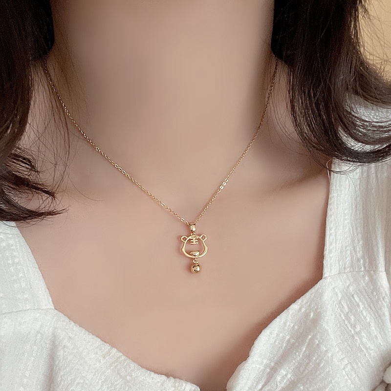 Vòng cổ Mặt Hình Con Hổ Mạ Vàng Thời Trang Dành Cho Nữ