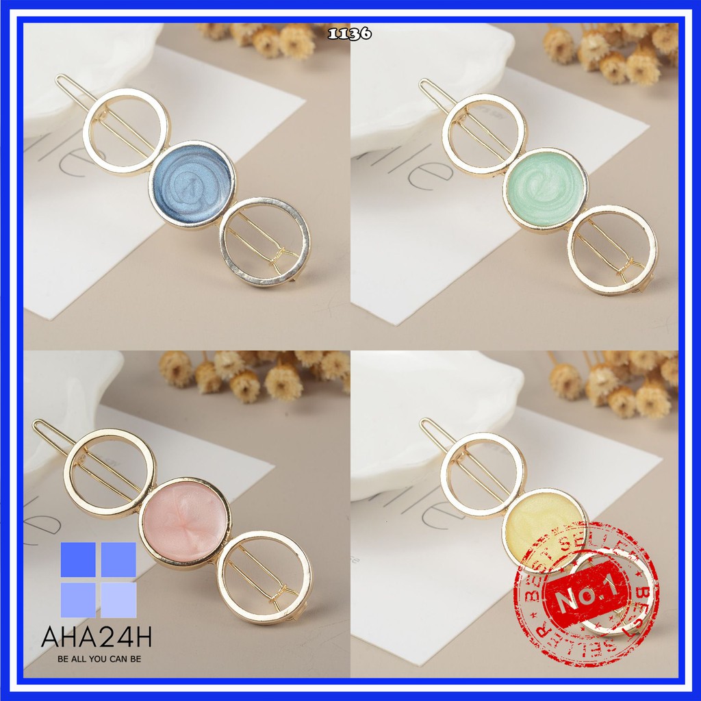 KẸP TÓC HÌNH KHỐI TRÒN - NGÔI SAO KIỂU HÀN QUỐC SÀNH ĐIỆU AH1136