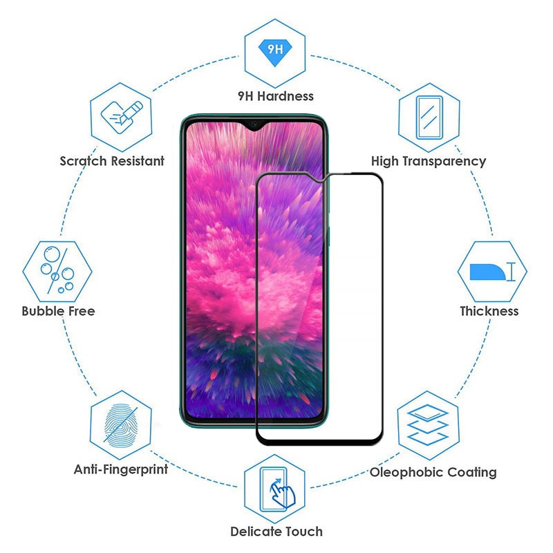 For Redmi Note 8T Glass Film Redmi-Note-8 Screen Protector Tempered Glass Mi Redmi Note 8 Pro Glass