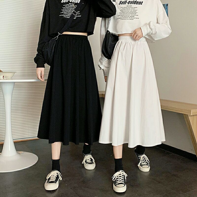 Chân Váy Dài Lưng Cao Dáng Chữ A Phong Cách Hàn Quốc Cho Nữ JL-DQ-02
