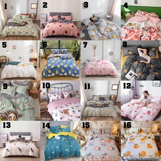 16 Bộ chăn ga gối cotton living hoa quả