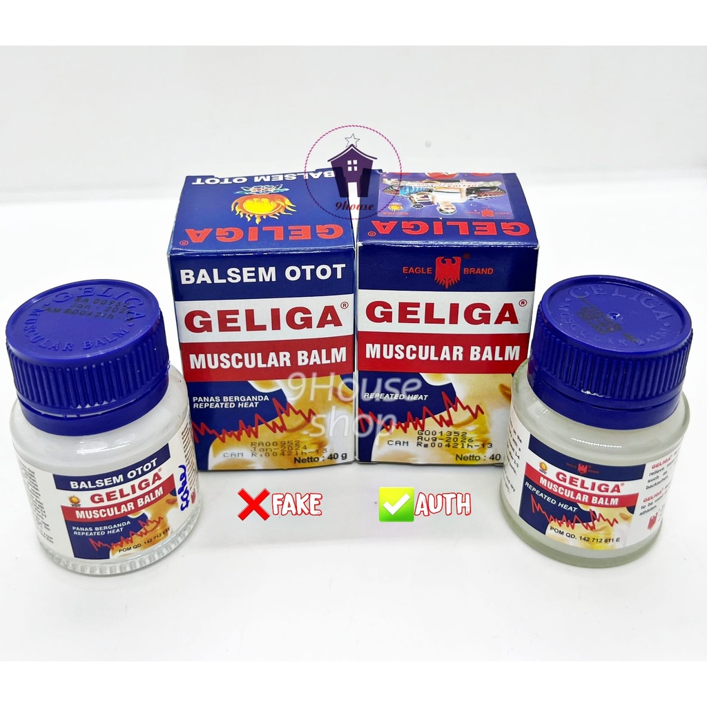 01 Hủ Dầu Cù Là Lửa GELIGA MUSCULAR BALM (40gr) INDONESIA