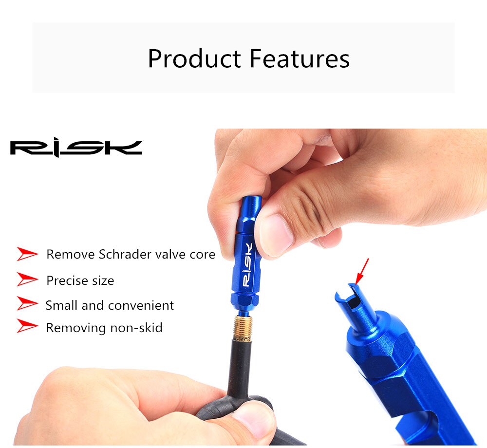 1 Dụng Cụ Tháo Lõi Van Xe Đạp Đa Năng