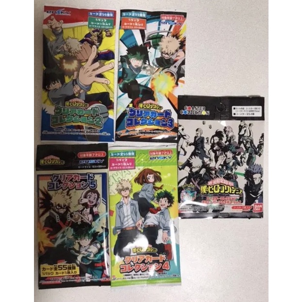 Thẻ mha Thẻ nhân phẩm my hero âcdemia Học viện anh hùng snapmide Nhật Bản