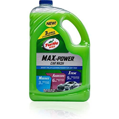 Xà phòng rửa xe siêu đậm đặc 3: Turtle Wax MAX- POWER 2,89L