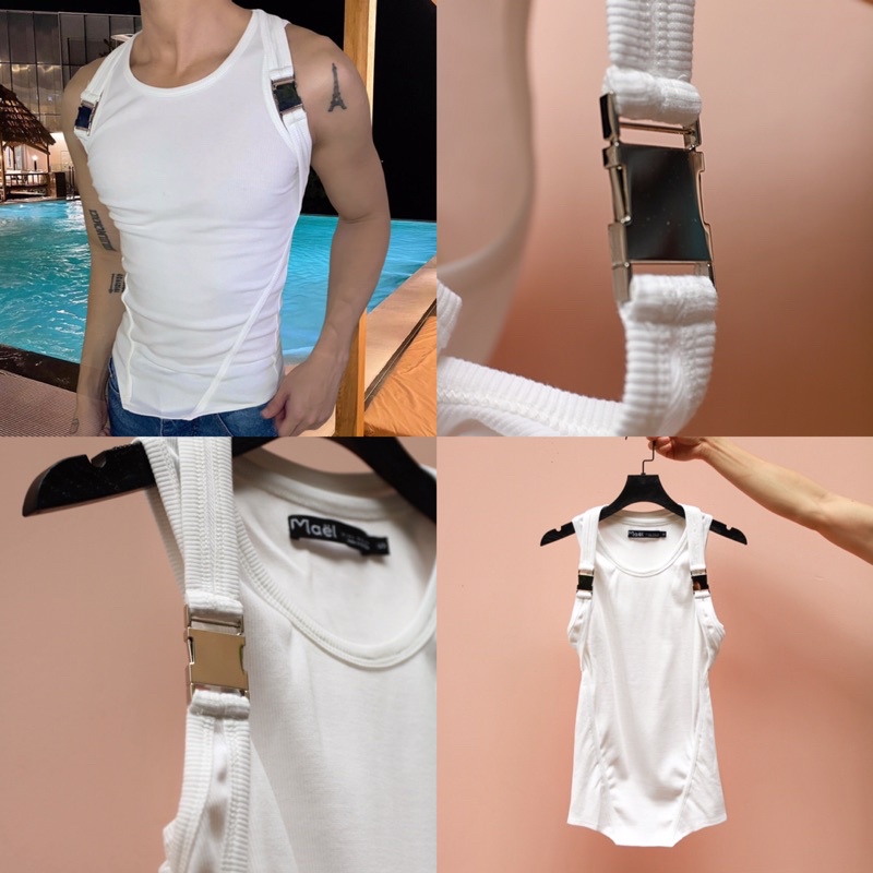 Áo ba lỗ khoá cài- IRON KEY TANKTOP