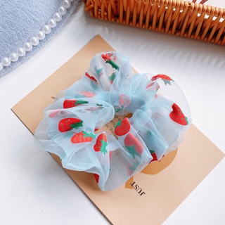 Set 3 Cúc Scrunchies Dây Cột tóc scrunchies voan