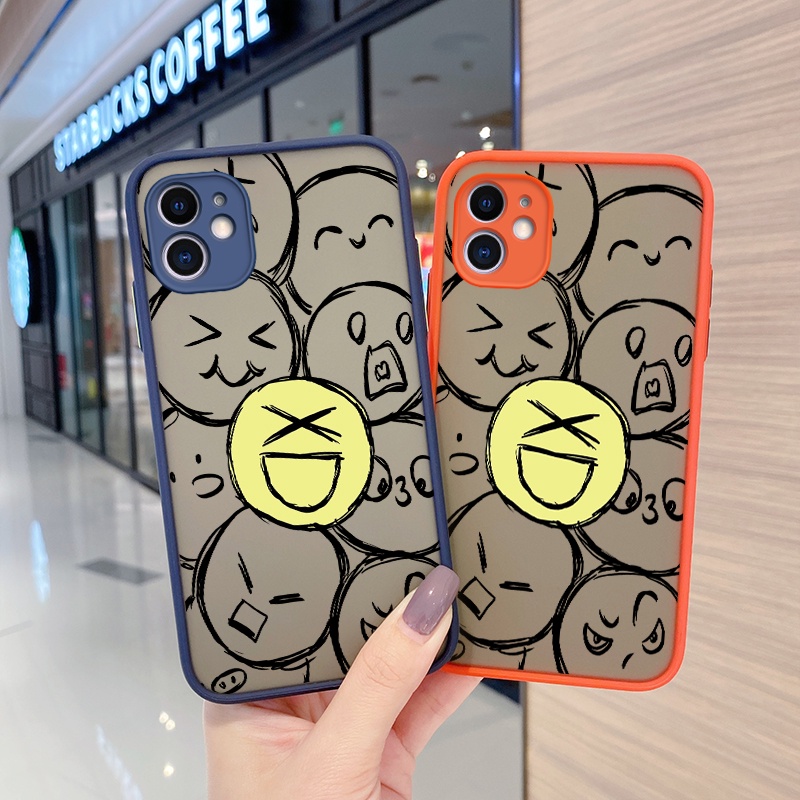 Ốp Điện Thoại Cứng Viền Vuông Bằng Silicon Mềm Mặt Nhám Cho Samsung galaxy J8 2018