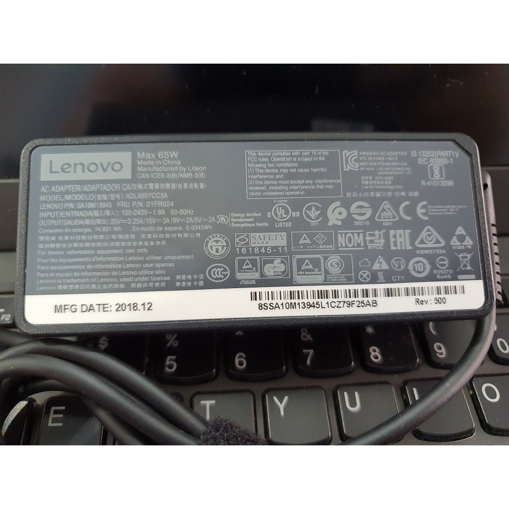 Sạc Laptop Lenovo ThinkPad X1 Carbon 2017 ThinkPad T470 Tablet ThinkPad  E480 E480 Yoga 910 ThinkPad P51s P52s 720