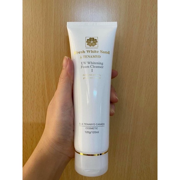 Sữa rửa mặt trắng da Tenamyd fresh white sand 120ml