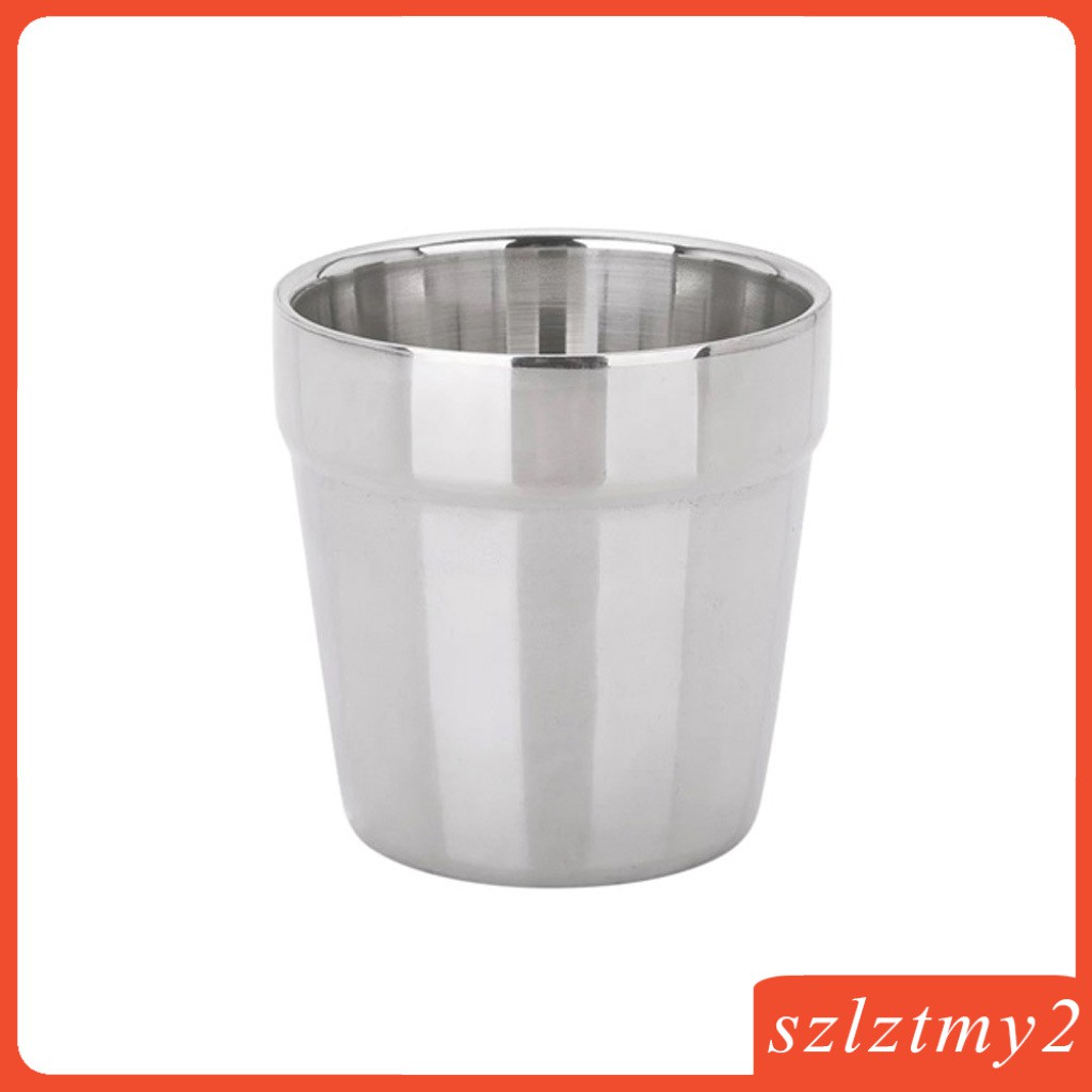 Stainless Steel Tumbler Double Wall Beer Milk Cup Picnic Office Travel Mug