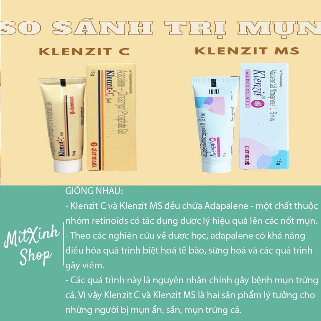 Gel mụn Klz KlzMS KlzC