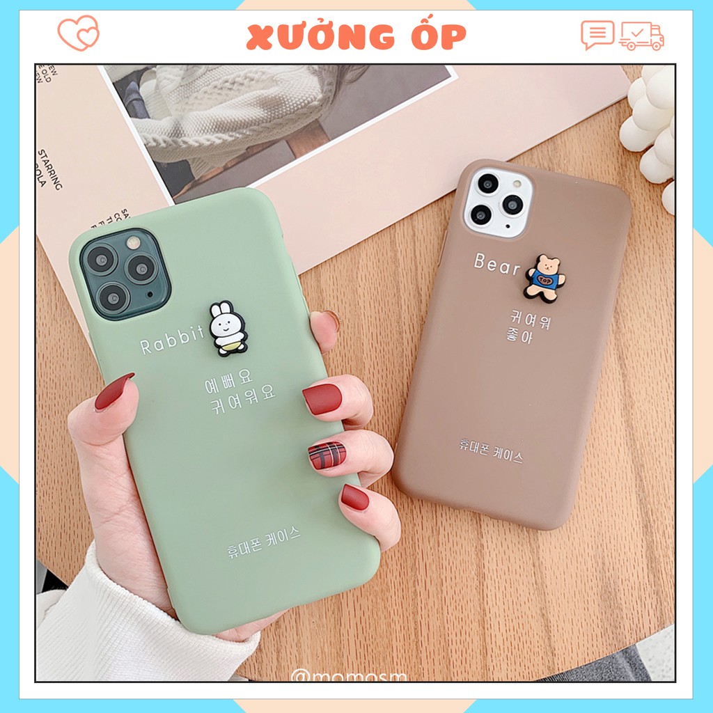 Ốp Lưng  Gấu Thỏ Nổi Samsung J2 J4 J6 Plus J7 Prime Pro J8 A7 2018 A10 A20 A30 A50 A70 M20 A31 A21s A51 A71 A10s A20s