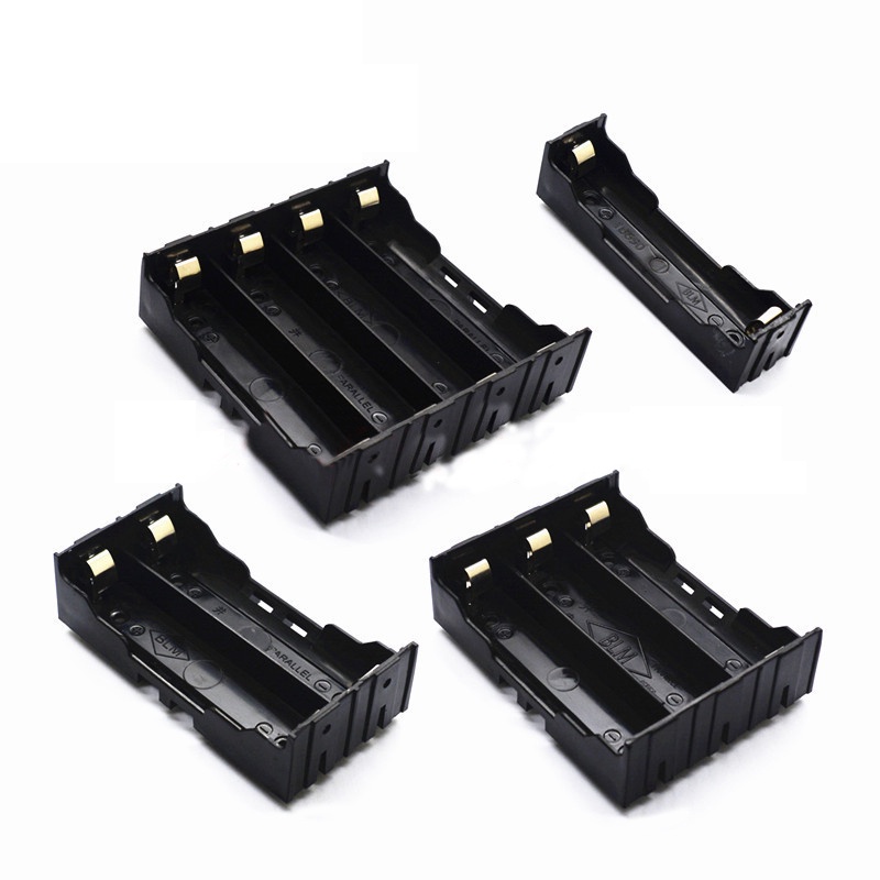 Hộp đựng pin 18650 1X 2X 3X 4X 18650 1 2 3 4 khe kèm pin tiện dụng