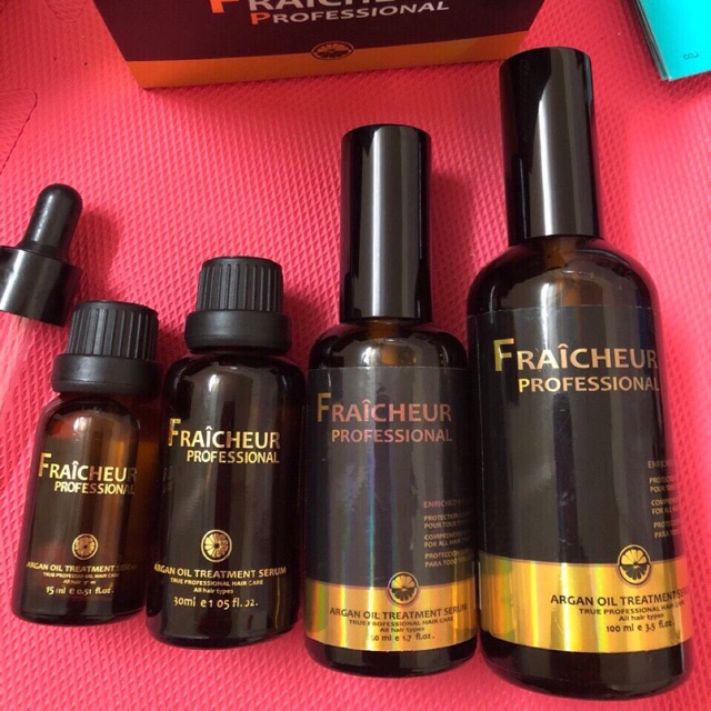 FRAICHEUR- TINH DẦU DƯỠNG PHỤC HỒI TÓC HƯƠNG NƯỚC HOA FRAICHEUR ARGAN OIL TREATMENT