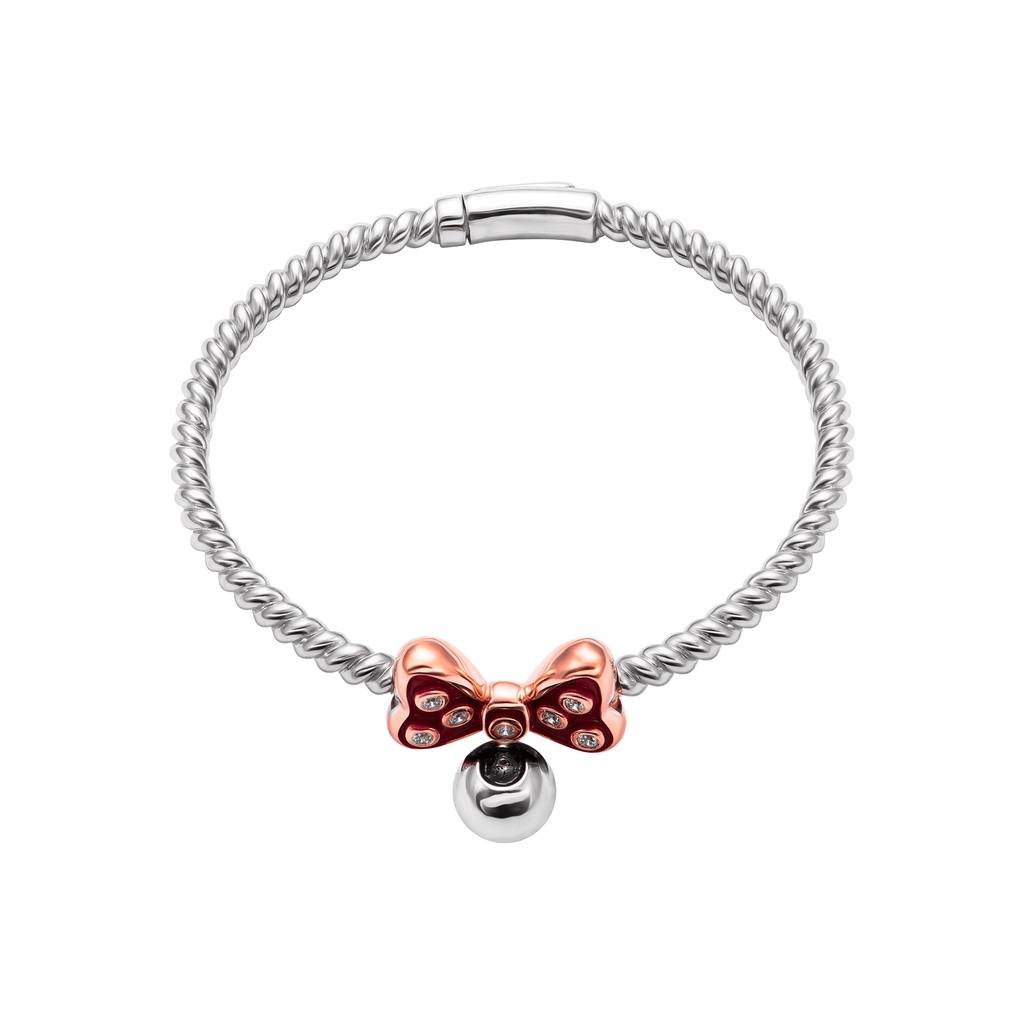 Vòng tay trẻ em Bạc đính đá ECZ Disney|PNJ XM00H000010