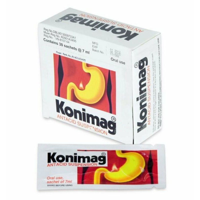 Gel bảo vệ dạ dày KONIMAG  ⚡ CAM KẾT CHẤT LƯỢNG ⚡Gel Dành Cho Người V.iê.m Dạ Dày Khó Tiêu