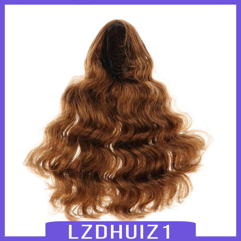 Tóc Giả Nữ Xoăn Dài Màu Đỏ Tỉ Lệ 1 / 6 Cho Mô Hình Nhân Vật Nữ 12 INCH