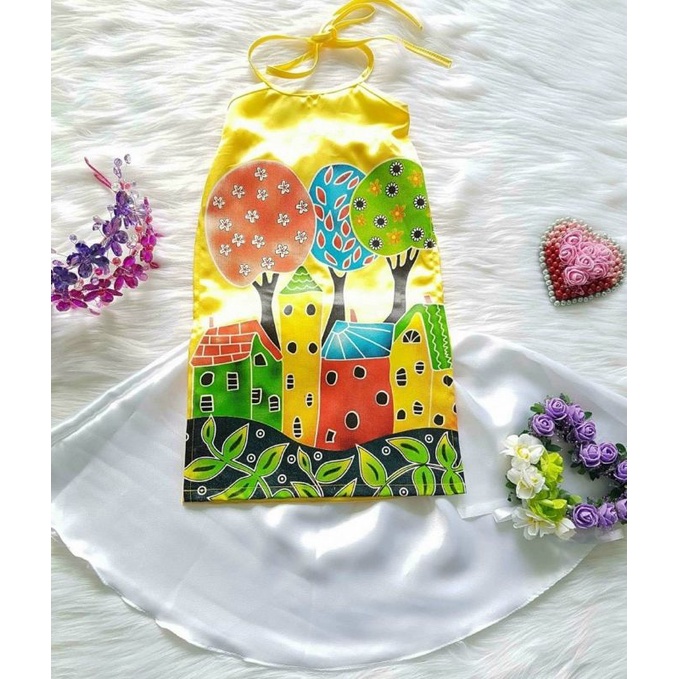 Yếm kèm chân váy cho bé size 6-18kg