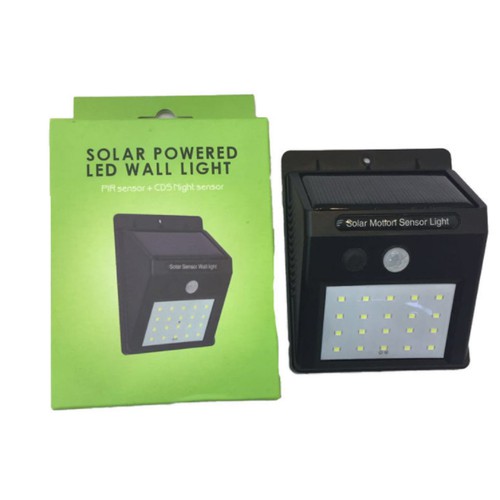 Đèn Cảm Biến 20 LED Siêu Sáng Pin Sạc Năng Lượng Mặt Trời