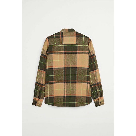 Áo Flannel nam, khoác kẻ sọc cho mùa Thu / Xuân, áo Flannel Nam sơ mi rời kiểu Âu và Mỹ