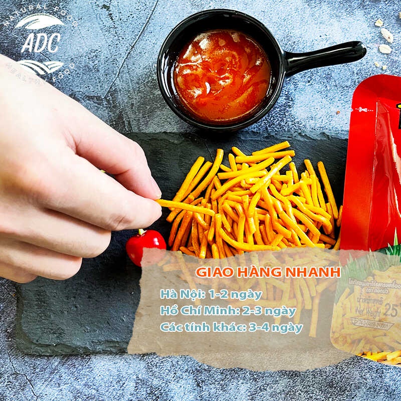 Bim Bim que Lotus Biscuit 20g - Bánh que ăn vặt Thái Lan chính hãng - Bách hóa ADC