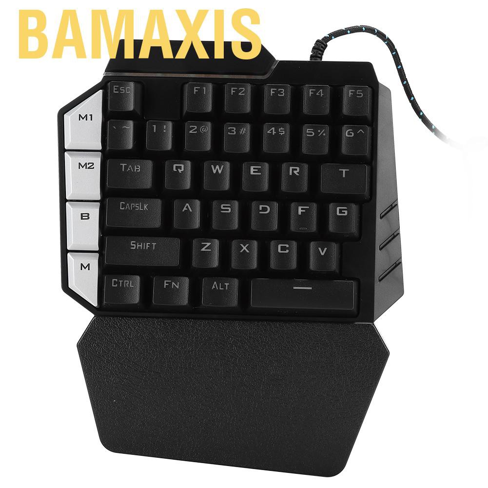 Bàn Phím Cơ Gaming Bamaxis Có Đèn Led 38 Phím