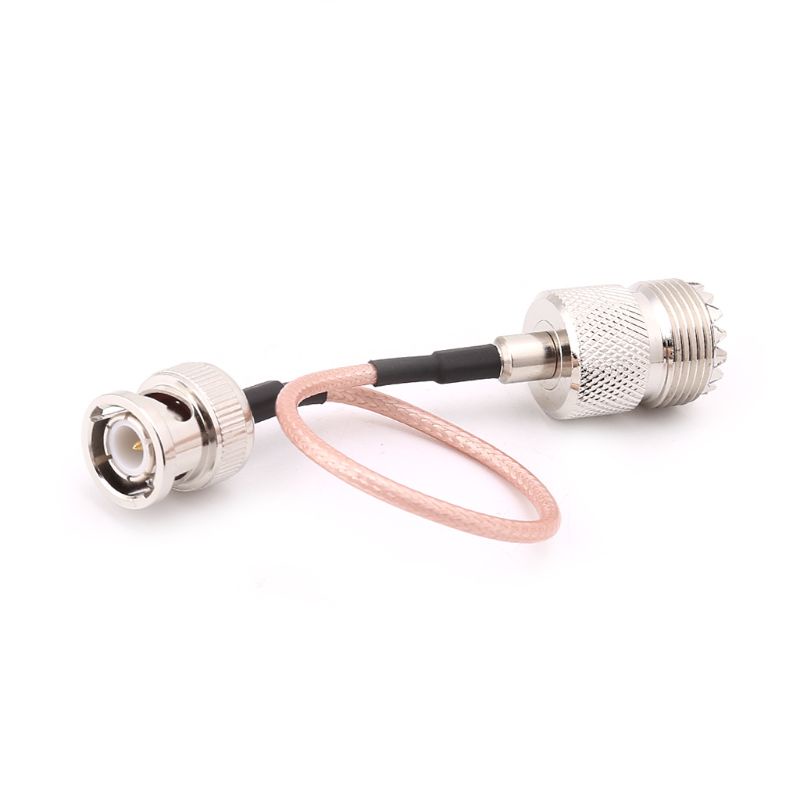 Dây Cáp Đồng Trục Radio 15cm Chuyển Đổi UHF SO239 Female Sang BNC Male RG316