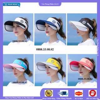 Mũ golf, Nón golf Nữ che nắng vành rộng bảo vệ mặt chống tia UV