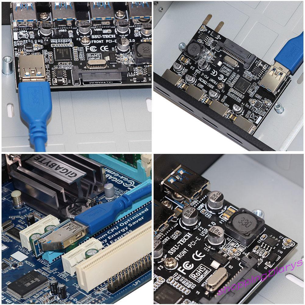 Card Mở Rộng PCI-E 2 Cổng 19pin Usb 3.0