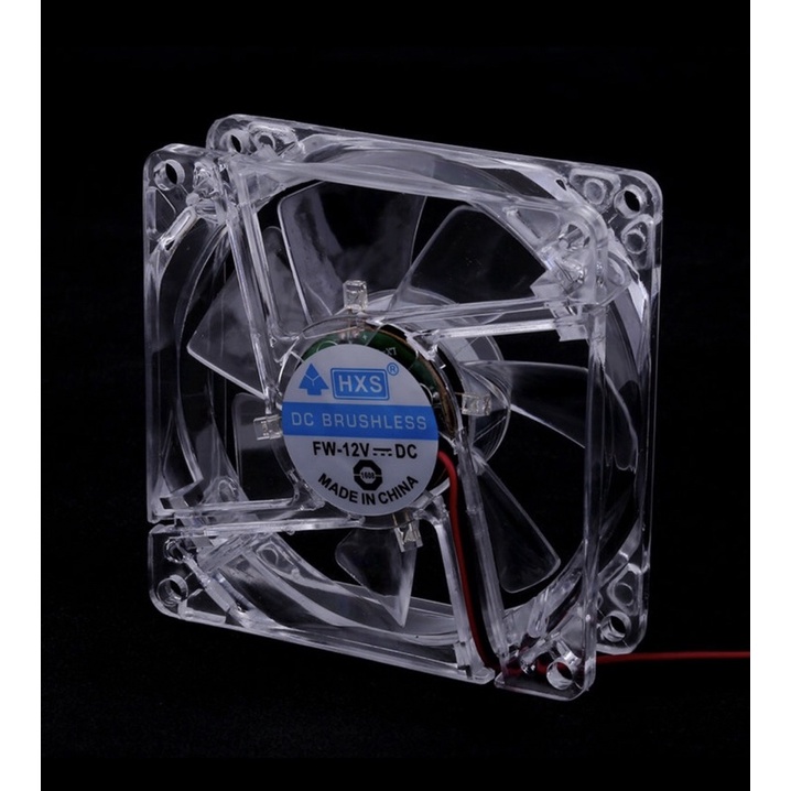 fan case 80mm trong suốt có đèn led | BigBuy360 - bigbuy360.vn