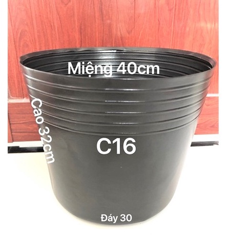 Chậu nhựa dẻo đen mềm nhiều size dùng trồng cây