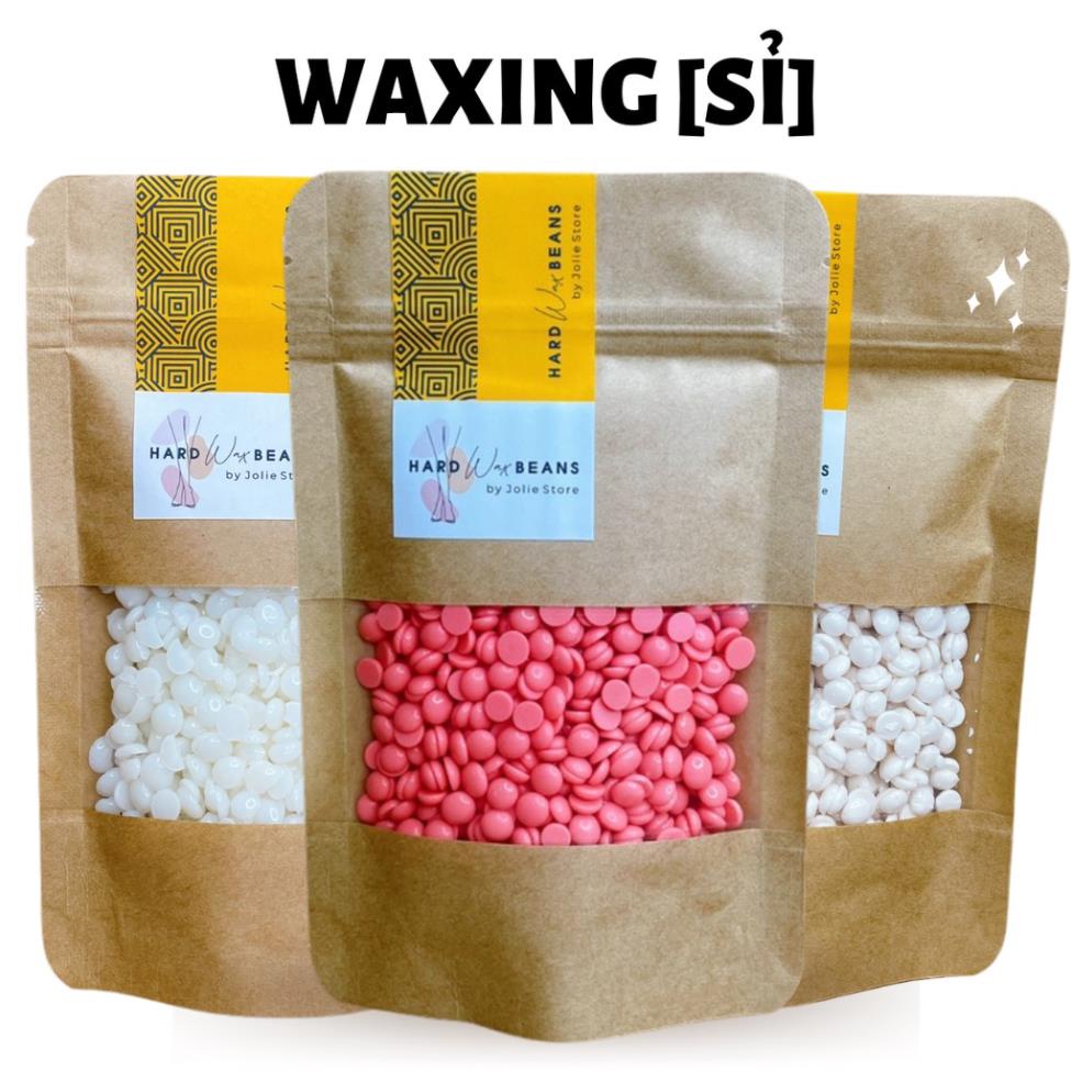 Hạt wax lông, sáp wax lông, hát sáp wax lông hàng tốt đủ loại 100g